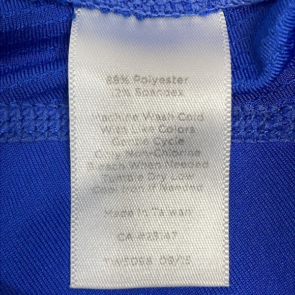 T By Talbots Tech  Stretch Crop Leggings Blue SP - Picture 13 of 16